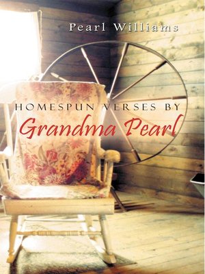cover image of Homespun Verses By Grandma Pearl